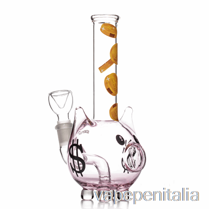 Vape In Italia Hemper Salvadanaio Bong Rosa